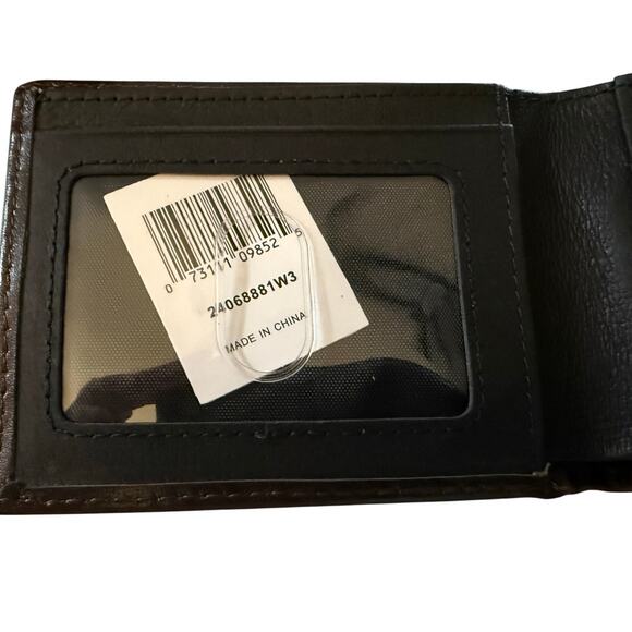 Red Dirt Hat Company Herringbone Rawhide Roughout Bifold Wallet, NWT - Picture 6 of 8